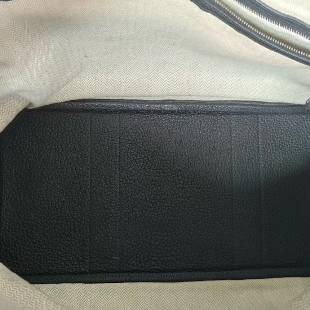 Hermes Garden Party 36 Togo A 2017 Black Silver Hardware Handbag Negonda - Picture 13 of 14